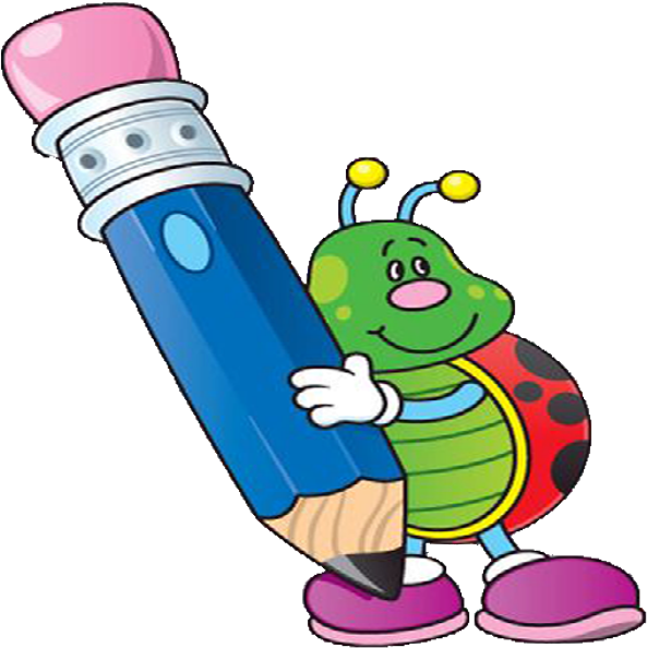 Cute School Animals Funny Images Clipart (593x594), Png Download