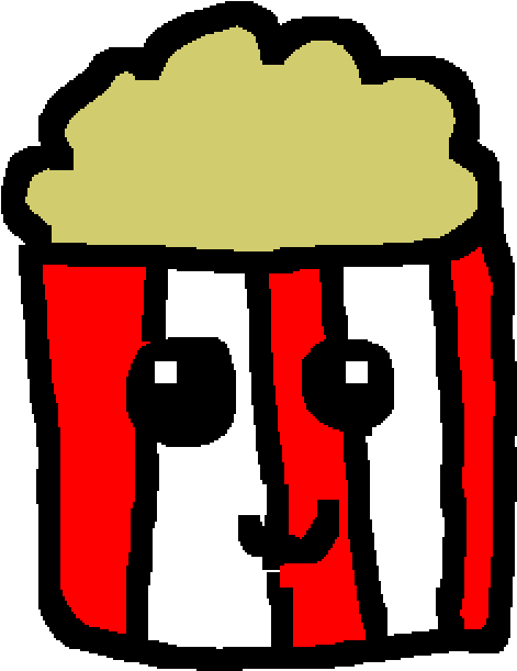 Popcorn Clipart (1000x1000), Png Download