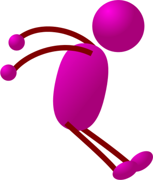 Free Download Stick Man Running Clipart Stick Figure - Png Download (600x707), Png Download