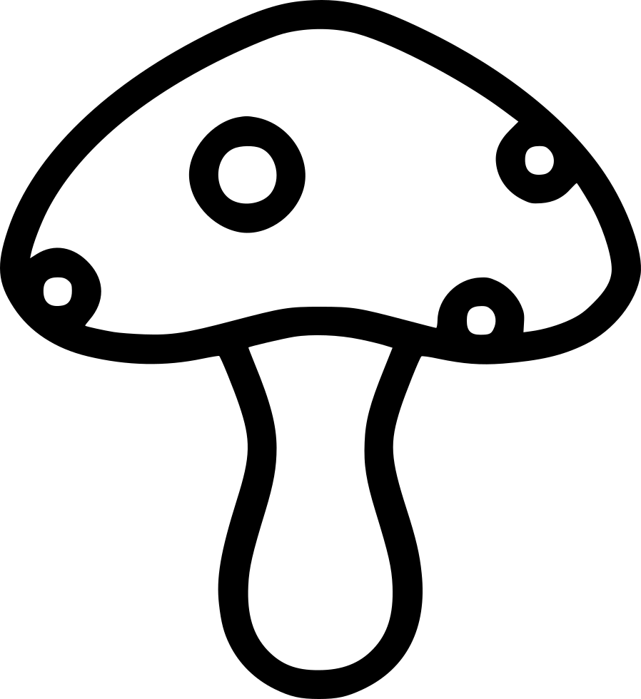 Mushroom Food Vegetable Autumn Comments Clipart (898x980), Png Download