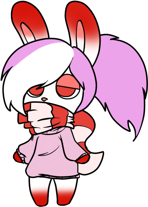 [comm] - Peppermint Bunny Clipart (740x800), Png Download