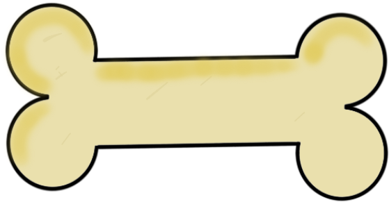 Dog Bone Clipart (611x600), Png Download