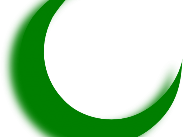 Moon Clipart Green - Png Download (640x480), Png Download