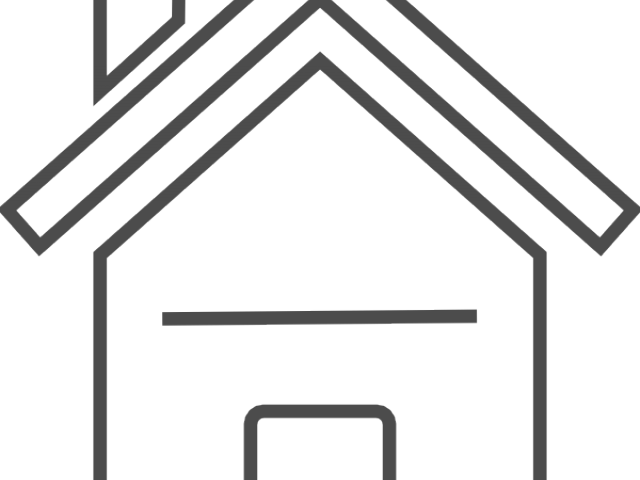 Home Clipart Grey - Png Download (640x480), Png Download