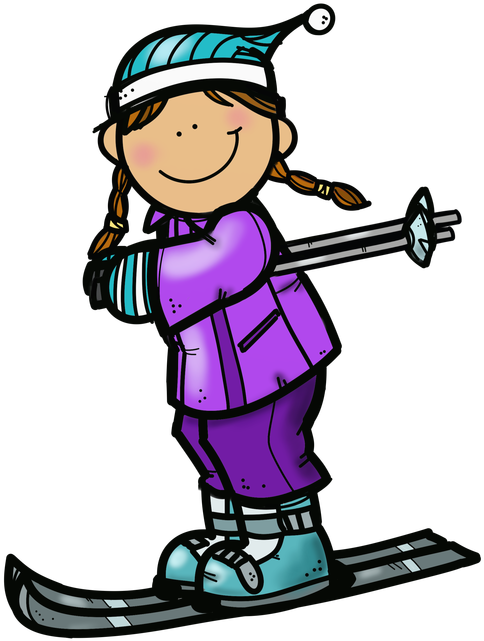 Winter Scene Wh Clipart (526x676), Png Download