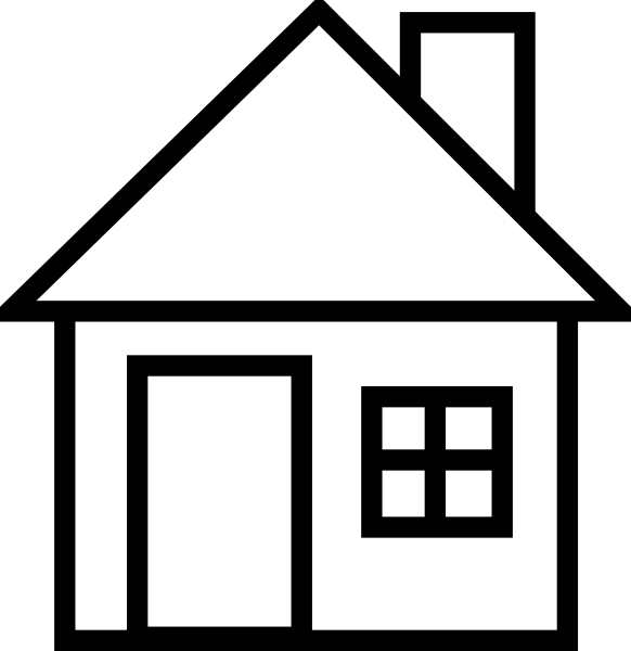 Clipart Of Newest, House And Home - Png Download (582x600), Png Download