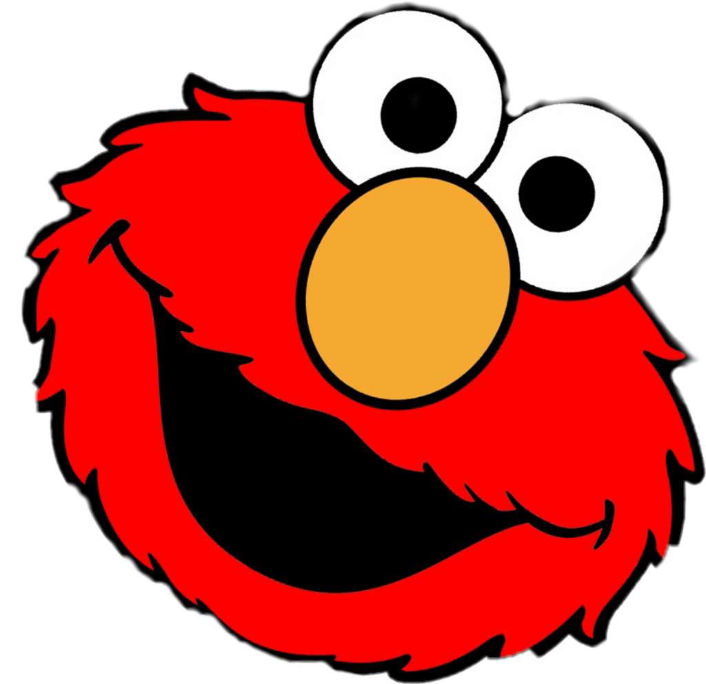 Elmo Sticker Clipart (1024x992), Png Download