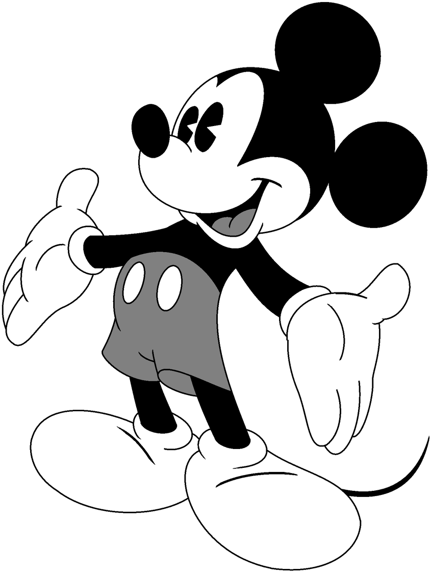 Clipart Black And White Source - Png Download (1024x1366), Png Download