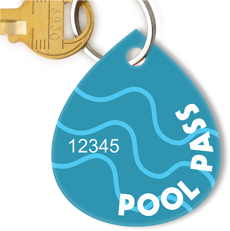 Pool Passes In Water Drop Shape, Blue Swirls Clipart (800x800), Png Download