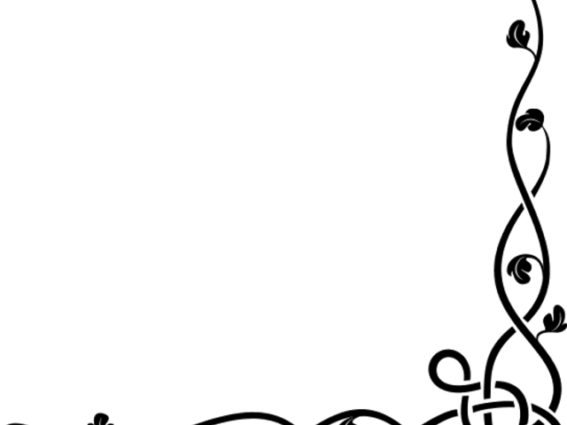 Flowers Borders Clipart Corner - Png Download (640x480), Png Download