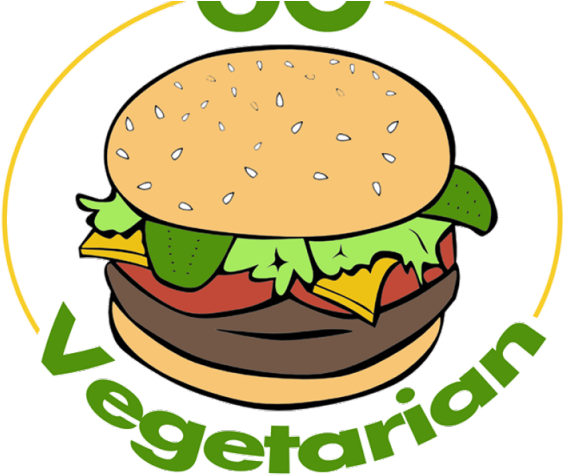 Veggie Burger Clipart Burger Restaurant - Png Download (640x480), Png Download