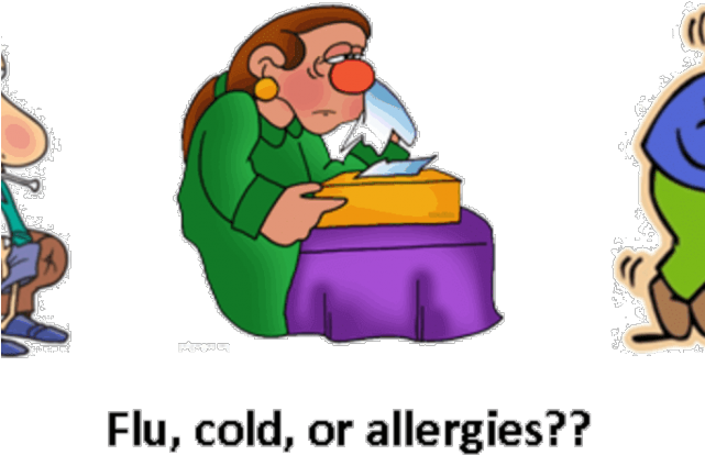 Allergy Clipart Cold Illness - Png Download (640x480), Png Download