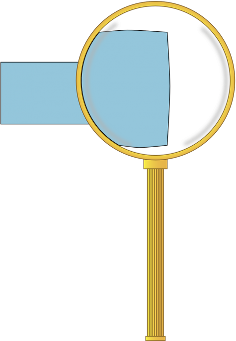Magnifying Glass,lens,expand,free Vector Graphics Clipart (500x685), Png Download