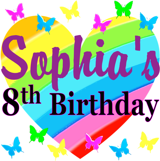 Happy 8th Tile Coaster Clipart (690x700), Png Download