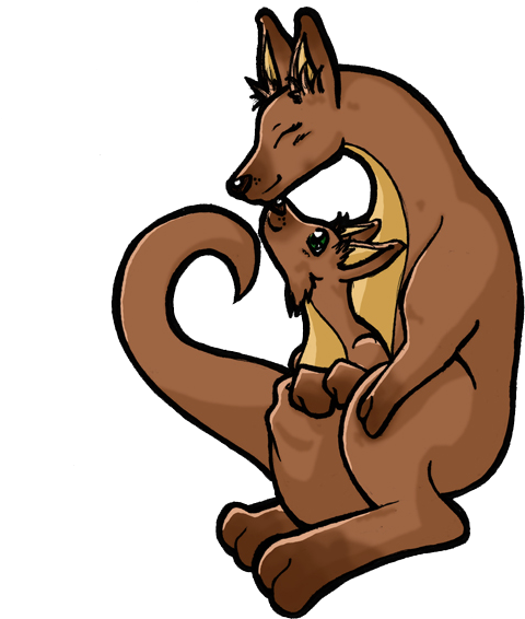 Kangaroo Team Clipart (518x602), Png Download