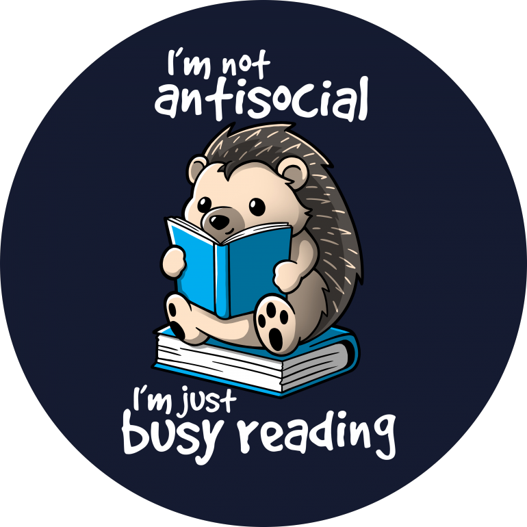 Antisocial Hedgehog Clipart (770x770), Png Download
