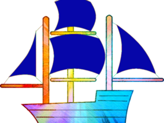 Sailboat Clipart Rainbow - Png Download (640x480), Png Download