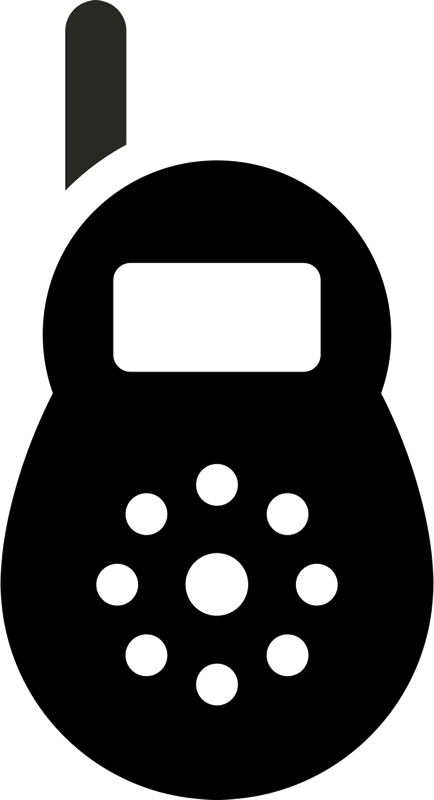 Baby Monitor Stamp Clipart (434x800), Png Download