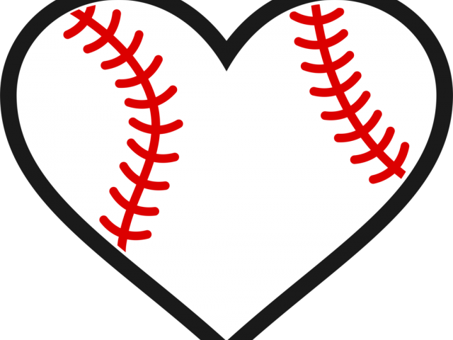 Hearts Clipart Softball - Png Download (640x480), Png Download
