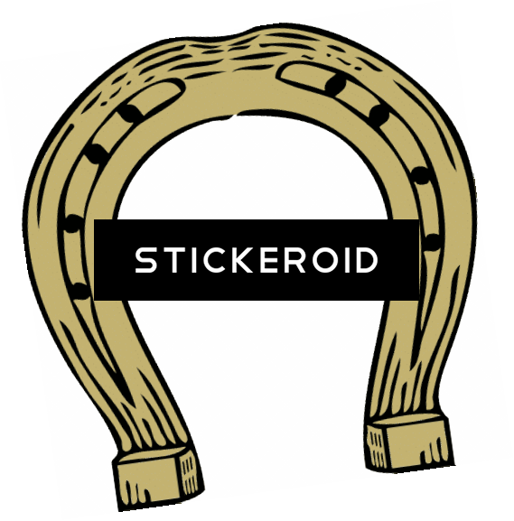 Horseshoe Lucky Misc Symbols Clipart (569x577), Png Download