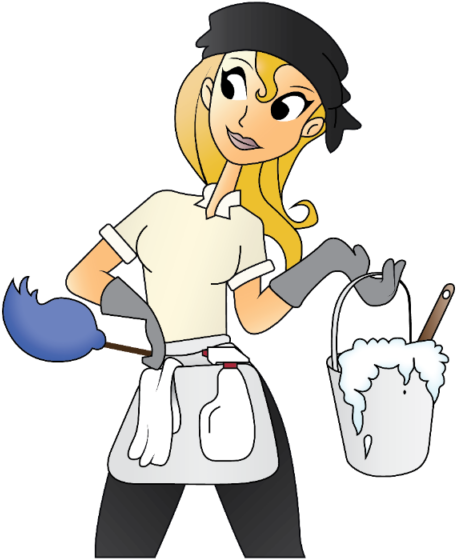 House Cleaning Clipart (533x640), Png Download