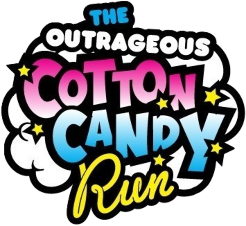 The Outrageous Cotton Candy Run Phoenix Nov Clipart (800x735), Png Download
