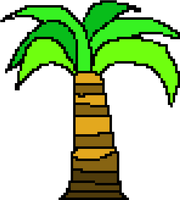 Palm Tree Clipart (1090x890), Png Download