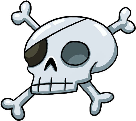 Skull And Crossbones Clipart (600x600), Png Download