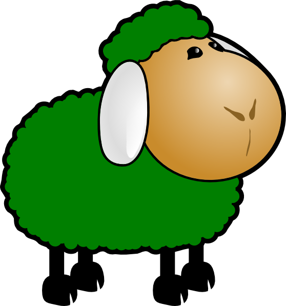 Clipart Of Sigma, Colored And Sheep - Png Download (558x597), Png Download