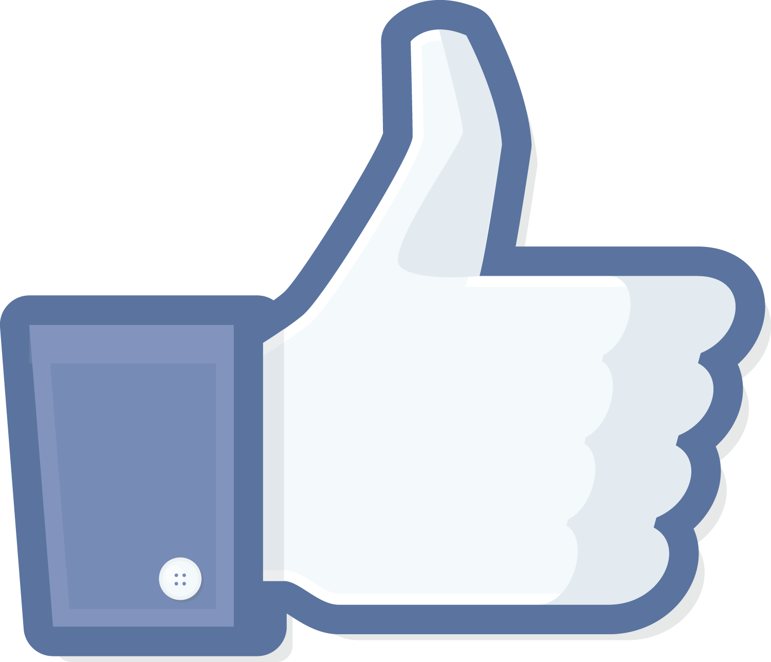 Facebook Like Transparent Thumbs Down Vector Icon Clipart (800x800), Png Download