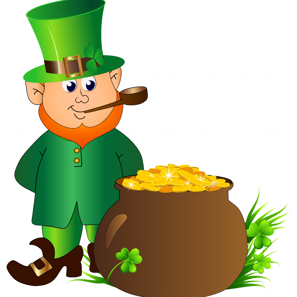 Coloring Inspirations Thanksgiving Leprechaun Pages Clipart (1024x1024), Png Download