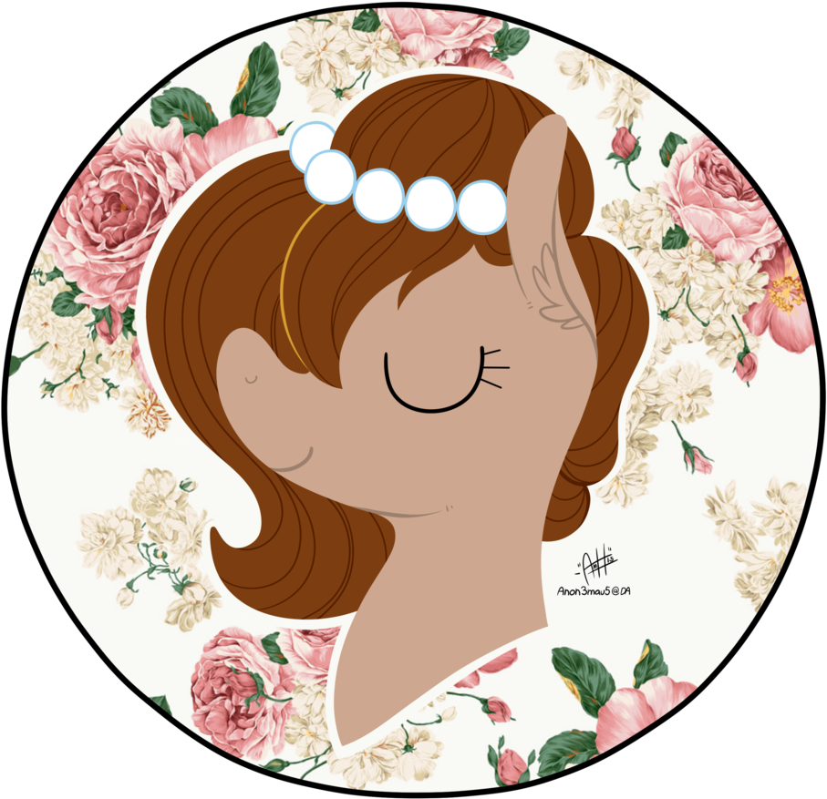 A35whatever, Ear Fluff, Earth Pony, Eyes Closed, Female, Clipart (1024x1024), Png Download