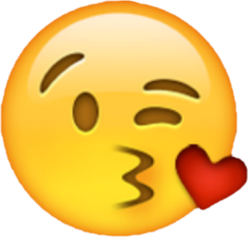 Kisses😘😘 Sticker Clipart (1024x990), Png Download