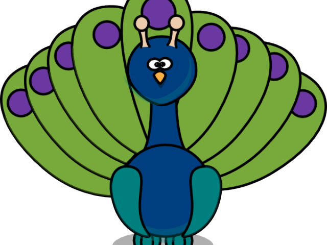 Peacock Clipart Peace - Png Download (640x480), Png Download