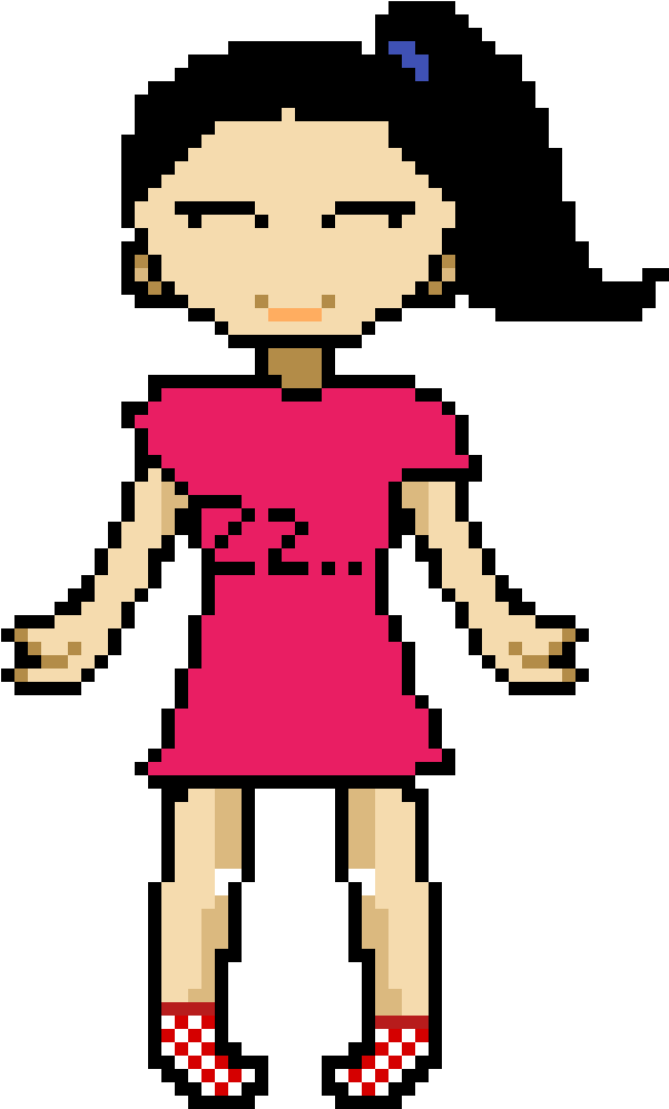 Cute Girl Clipart (1200x1200), Png Download
