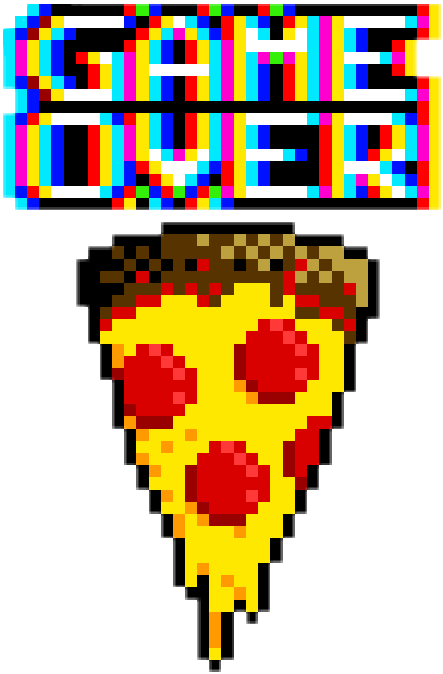 Pixel Clipart Pizza - Png Download (624x950), Png Download