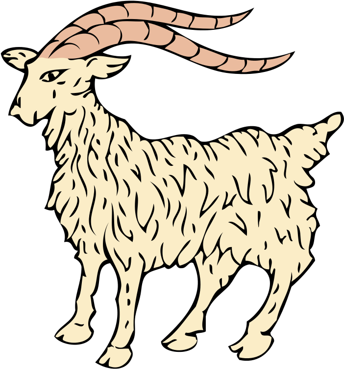 Istrian Goat V2 Clipart (715x768), Png Download