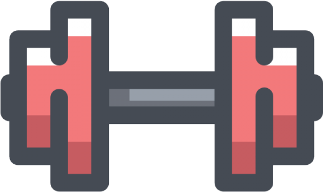 Dumbbells Clipart Fitness Club - Png Download (640x480), Png Download