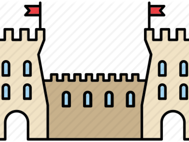 Fortress Clipart Medieval Castle Wall - Png Download (640x480), Png Download