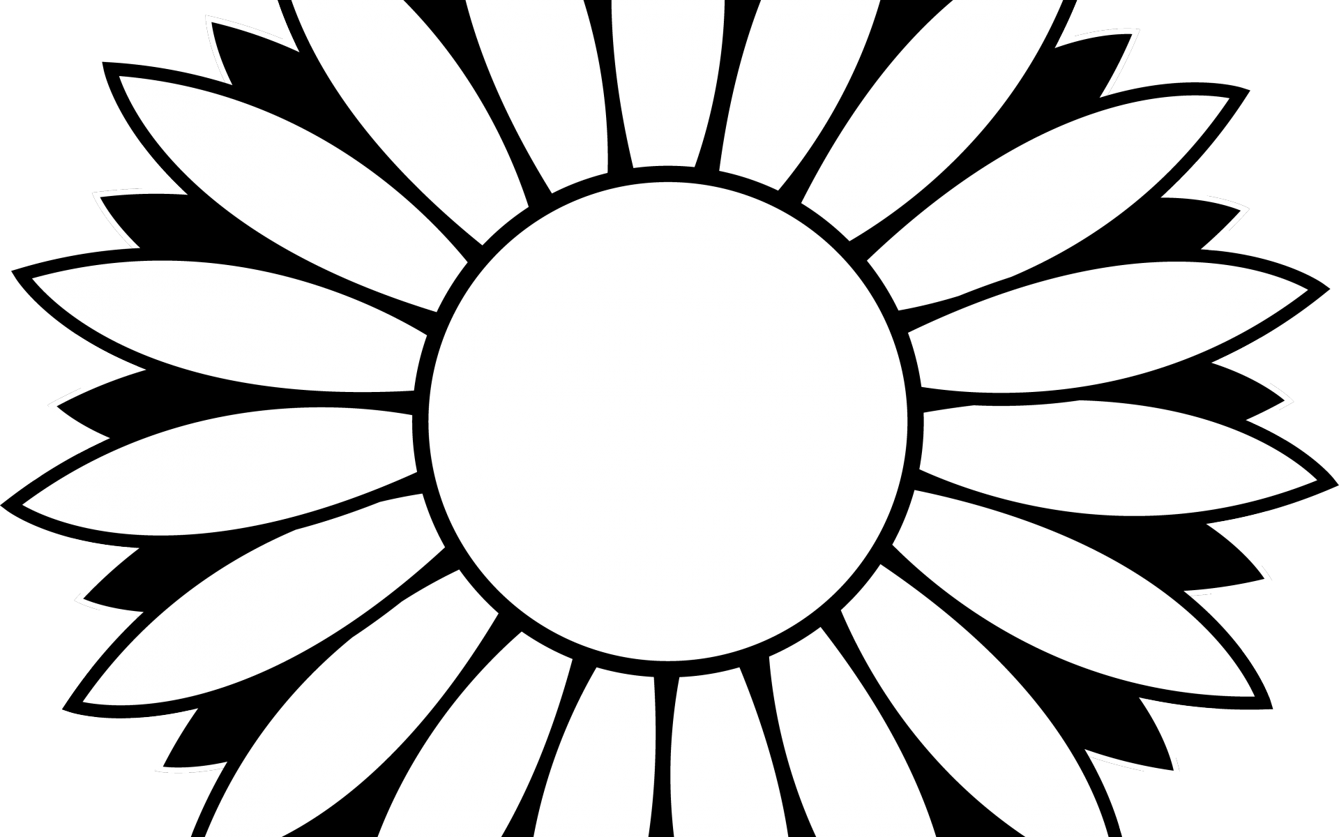 Sun Flower Clipart - Png Download (1920x1200), Png Download