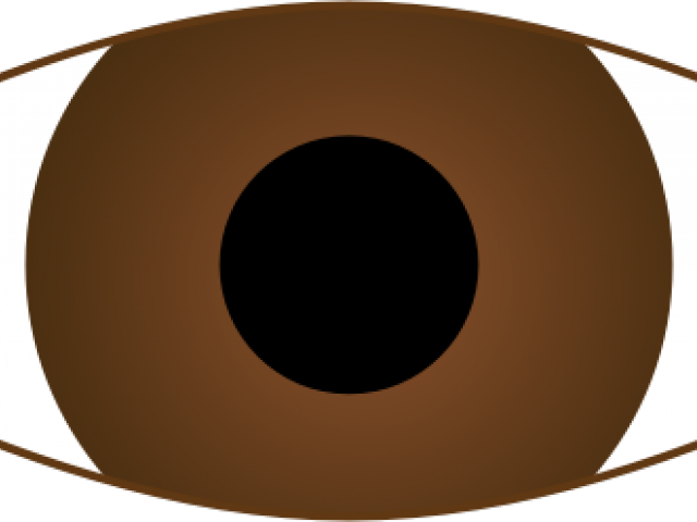 Brown Eyes Clipart Line Art - Png Download (640x480), Png Download