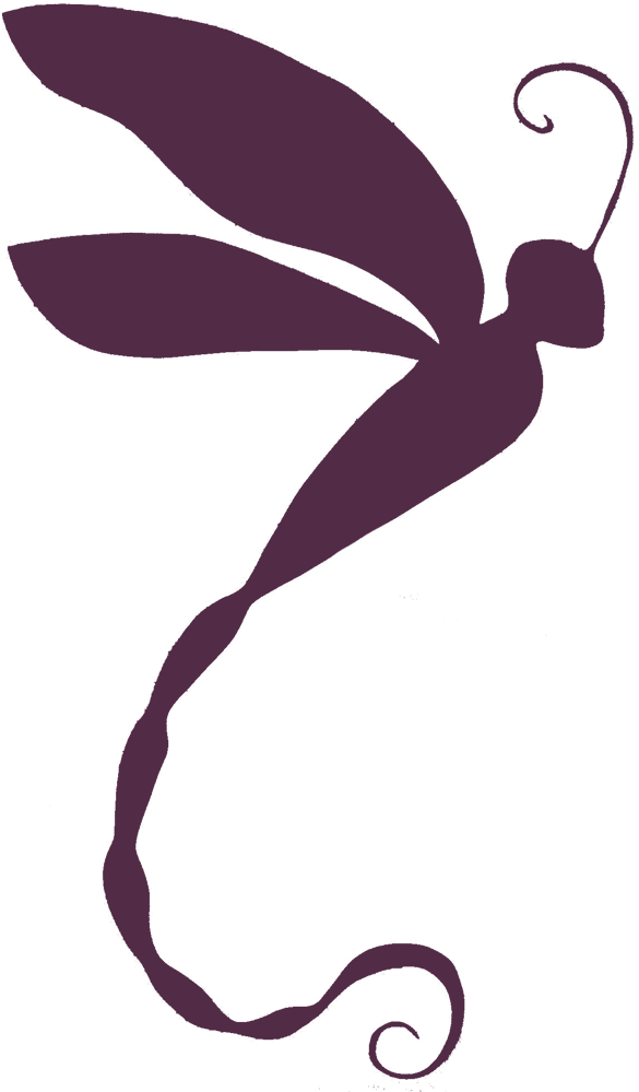 Dragon Fly 3 Purple Clipart (600x1010), Png Download