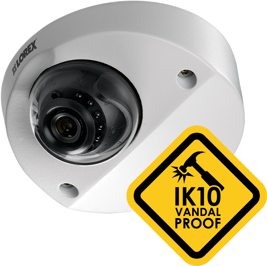 Ik10 Vandalproof Security Camera Clipart (1000x1000), Png Download