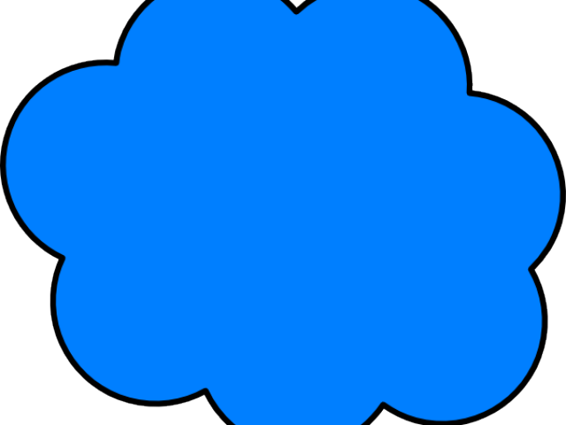 Cloud Clipart Blue Cloud - Png Download (640x480), Png Download