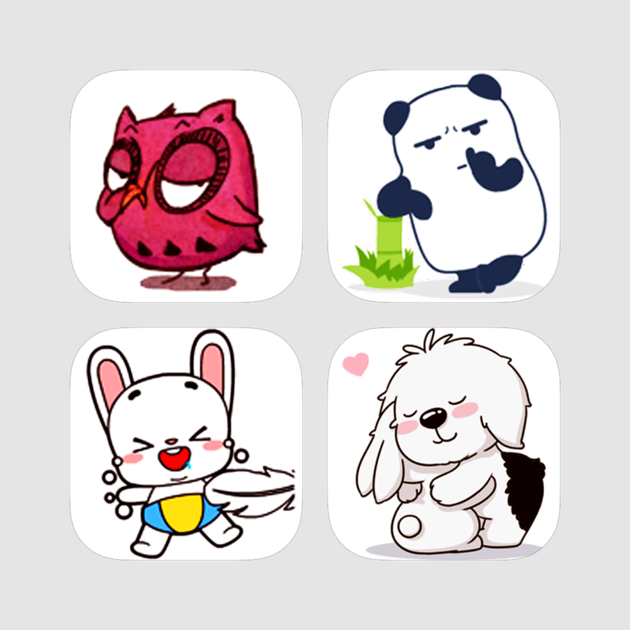 Animal Sticker Pack Clipart (630x630), Png Download