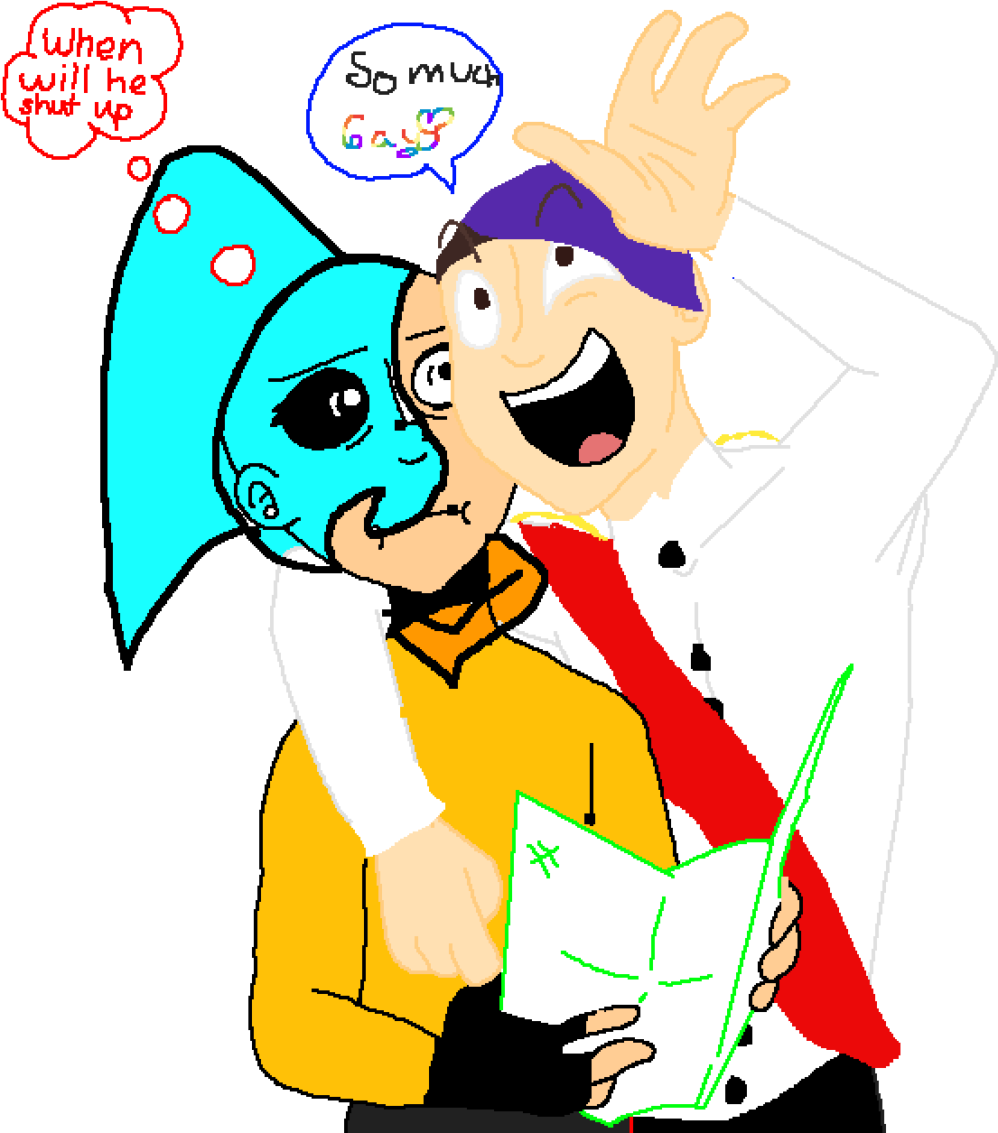 Romans Being Annoying Clipart (1272x1258), Png Download