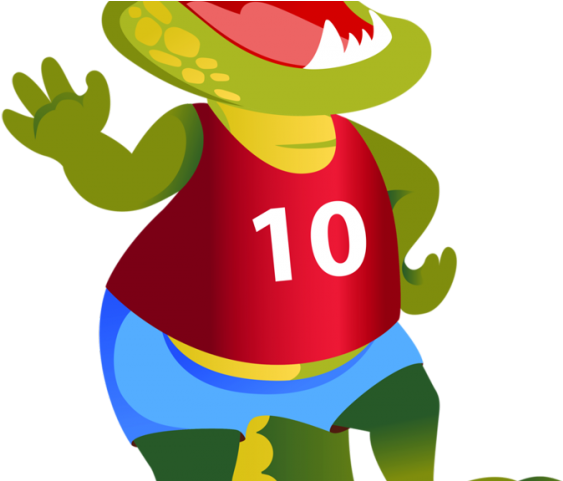 Crocodile Clipart Jungle Animal - Png Download (640x480), Png Download