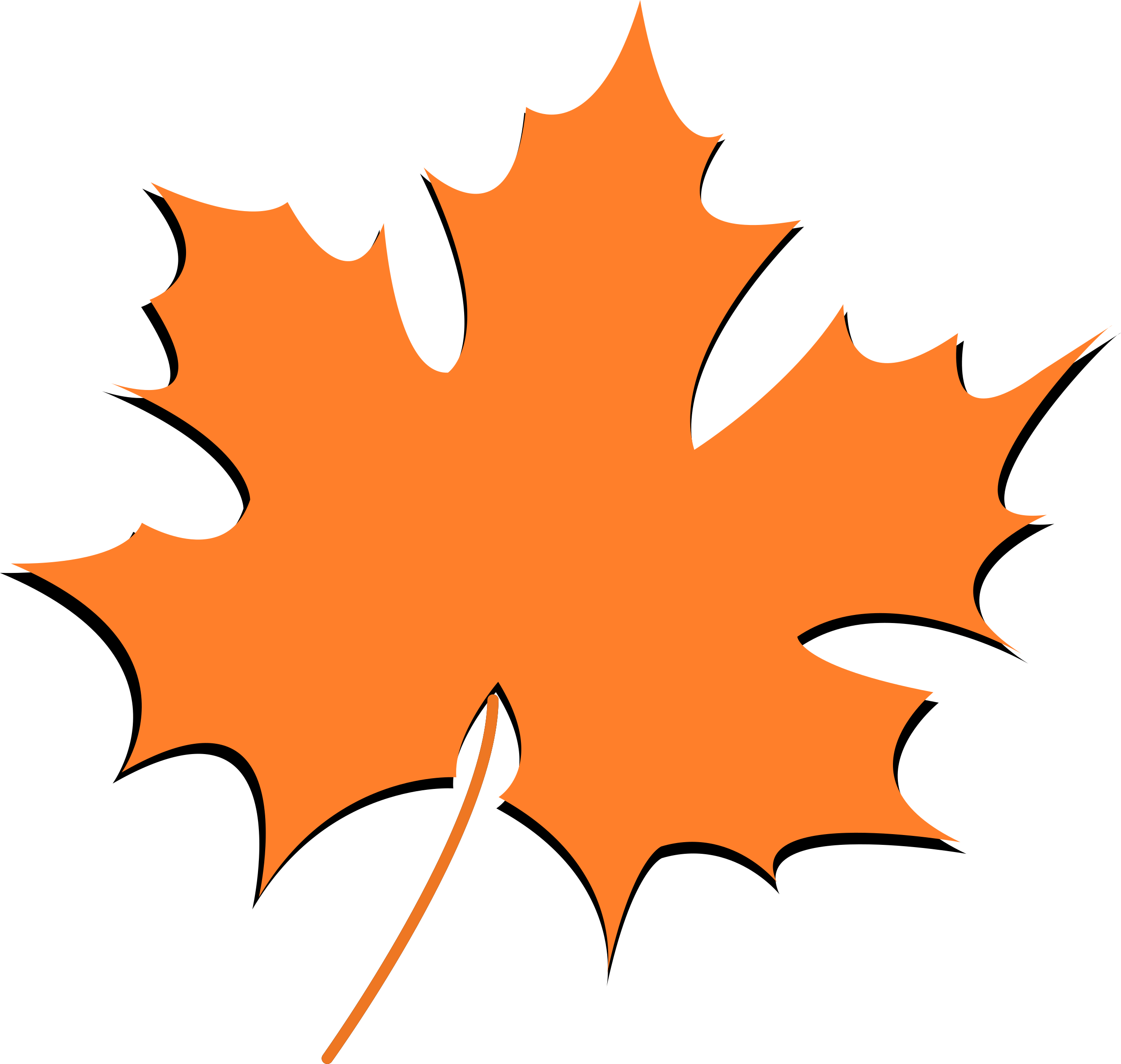 Autumn Leaf Image Clipart (1024x972), Png Download