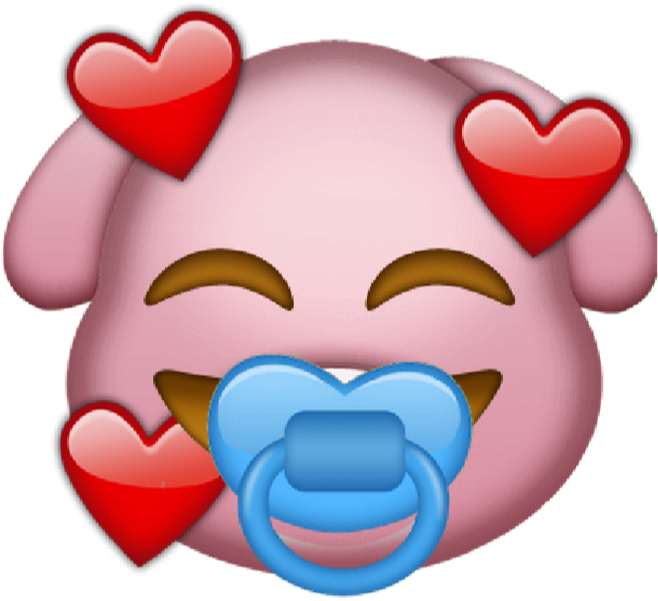 Pig Sticker Clipart (1024x974), Png Download