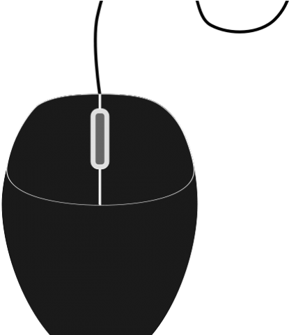 Computer Mouse Clipart Black And White - Mouse - Png Download (640x480), Png Download